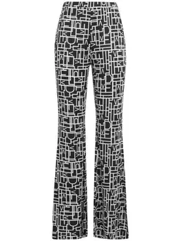 Брюки Бруклин DVF Diane von Furstenberg, черный