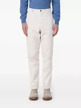 Брюки Brunello Cucinelli из хлопка, белый