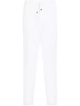 Брюки Brunello Cucinelli MH255E1710-C1900 NEVE, белый