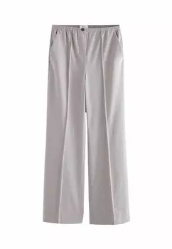 Брюки BRUSHED ELASTICATED WAIST WIDE Next, серый