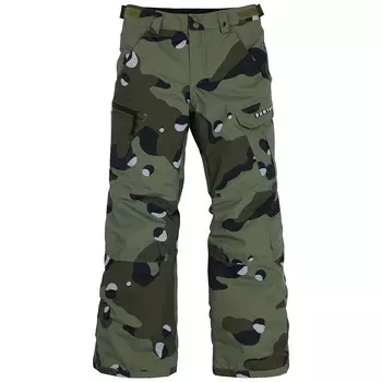 Брюки Burton Exile Cargo, цвет Forest Moss Cookie Camo