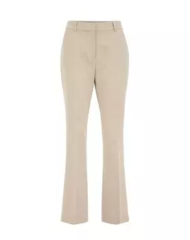 Брюки-буткат WE Fashion, бежевый