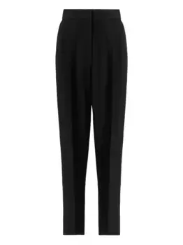 Брюки Cady с завышенной талией и складками Fabiana Filippi, черный