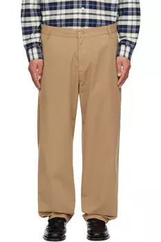 Брюки Calder Carhartt Work In Progress, цвет leather (garment dyed)