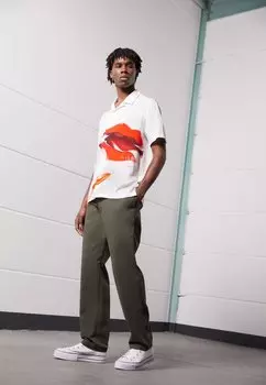 Брюки Calder Pant Carhartt WIP, цвет cypress rinsed