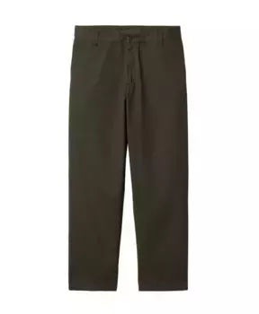 Брюки Calder свободный зауженный крой Carhartt Wip, зеленый