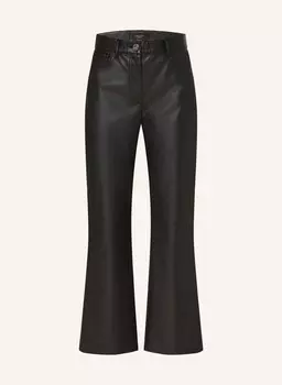 Брюки Califfo под кожу Weekend Max Mara, черный