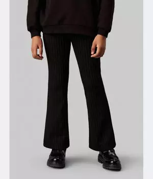 Брюки Calvin Klein Jeans Flare Fit, черный