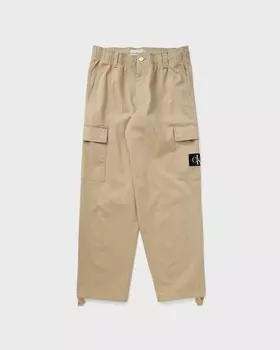 Брюки Calvin Klein Jeans Regular Straight Cargo, цвет pale khaki