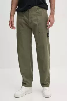 Брюки Calvin Klein Jeans, зеленый
