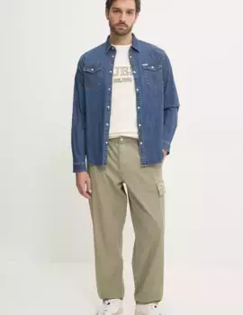 Брюки Calvin Klein Jeans, зеленый