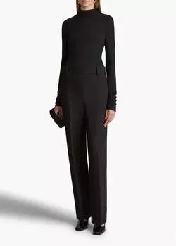 Брюки Cambie черного цвета KHAITE