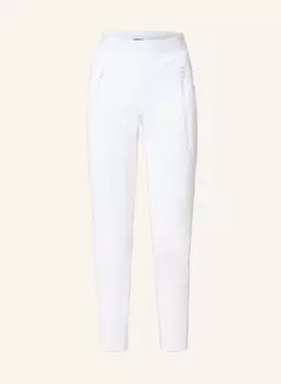 Брюки CAMBIO JORDI im Jogging-Stil, белый