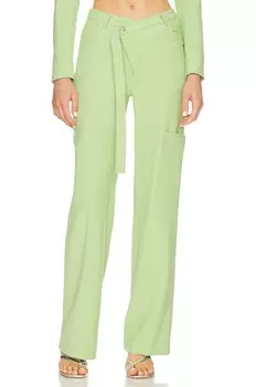 Брюки Camila Coelho Olive Cargo, цвет Celery Green