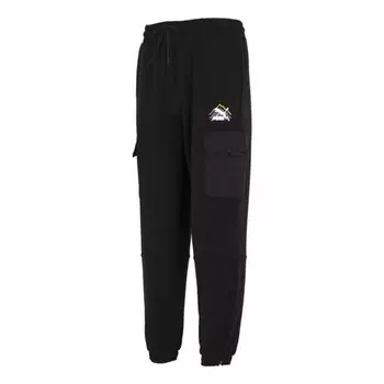 Брюки camping mountain cargo pants 'black' Puma, черный