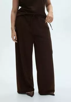 Брюки CANDELA Mango, коричневый