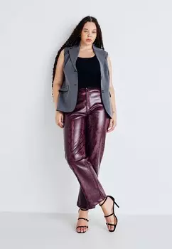Брюки CARAZULA PANT ONLY Carmakoma, темно-красный