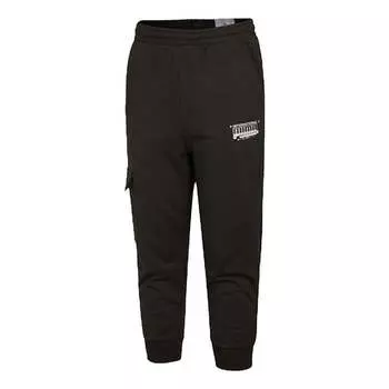 Брюки cargo pants 'black' Puma, черный
