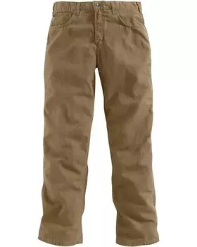 Брюки Carhartt Big & Tall Flame-Resistant Canvas, цвет Golden Khaki