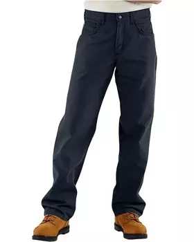 Брюки Carhartt Big & Tall Flame-Resistant Canvas, цвет Dark Navy