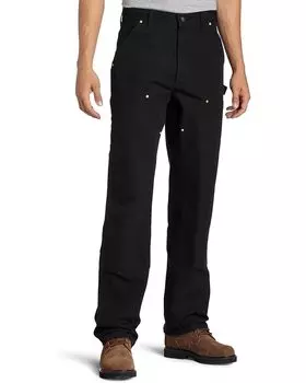 Брюки Carhartt Firm Duck Double Front Work Dungaree, черный