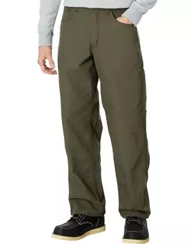 Брюки Carhartt Flame-Resistant (FR) Canvas, цвет Moss