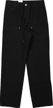 Брюки Carhartt WIP Double Knee Pant 'Black Rinsed', черный