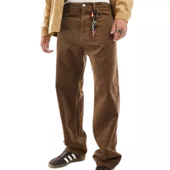 Брюки Carhartt WIP Landon Loose Tapered Corduroy, коричневый