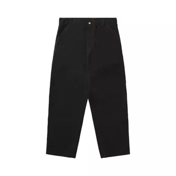 Брюки Carhartt WIP с широкими вставками, черные