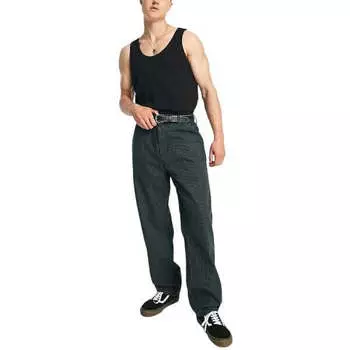 Брюки Carhartt WIP Single Knee Hickory Stripe Straigh, зеленый