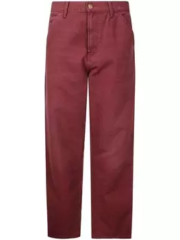 Брюки Carhartt WIP Single Knee, красный