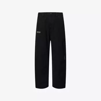 Брюки Carhartt Wip свободного кроя из хлопка, черный