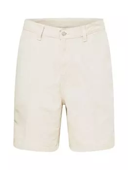 Брюки Carhartt WIP Wide leg Pleated Pants Walter, светло-бежевый