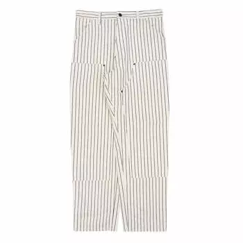 Брюки Carhartt WIP x Palace Double Knee 'Hickory Wax/Black', кремовый/черный