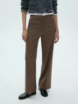 Брюки carlo с собачьими клыками Mango, разноцветный