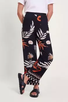 Брюки Carlotta с принтом Monsoon, черный