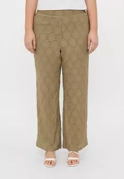 Брюки CARLUZIA STRAIGHT ONLY Carmakoma, хаки