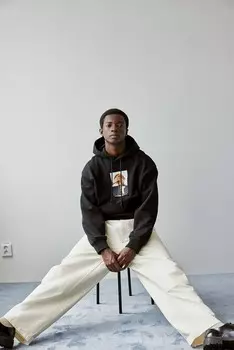 Брюки Carpenter мешковатого кроя. H&M, белый