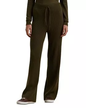 Брюки Cashmere Sweater Pants Ralph Lauren, зеленый