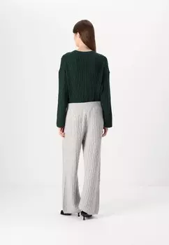 Брюки CASHSOFT CABLE BOTTOM GAP, серый