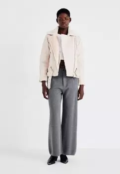 Брюки CASHSOFT TAILORED PANT GAP, цвет Mottled Grey
