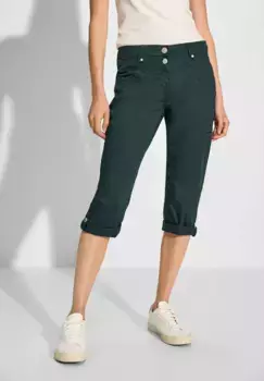 Брюки Cecil 3/4, длина 3/4, зеленый