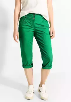 Брюки Cecil 3/4 в стиле карго, зеленый
