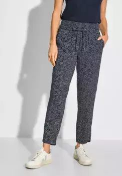 Брюки Cecil 7/8 на кулиске, синий