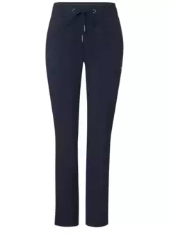 Брюки Cecil из ткани, смесь мягких материалов, синий