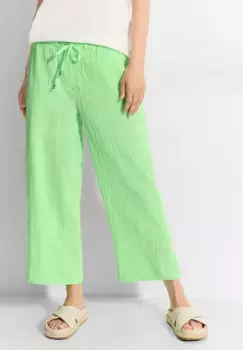 Брюки Cecil из ткани, завышенная талия, цвет Matcha Lime