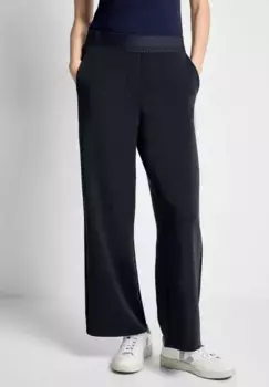 Брюки Cecil из ткани, завышенная талия, синий