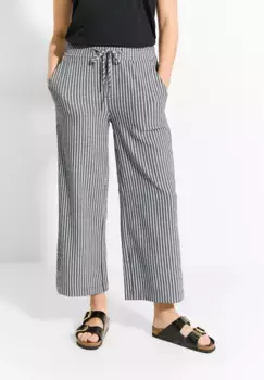 Брюки Cecil из ткани, завышенная талия, синий