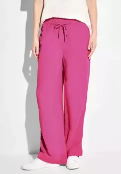 Брюки Cecil, с широкими штанинами, розовый