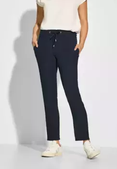 Брюки Cecil, средняя талия, синий
